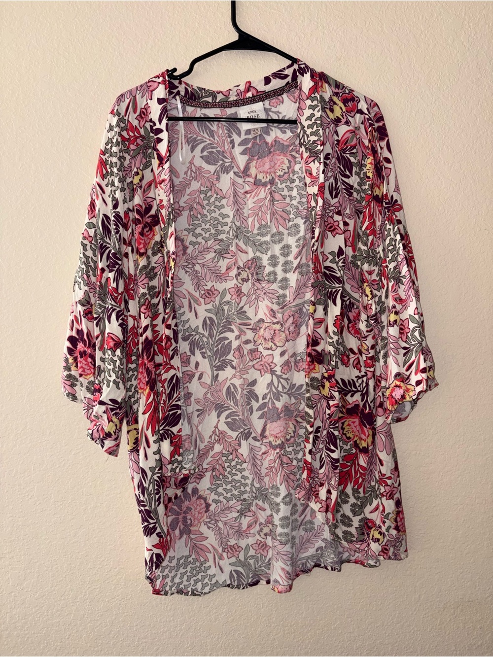 Knox Rose Pink Floral Print Blouse